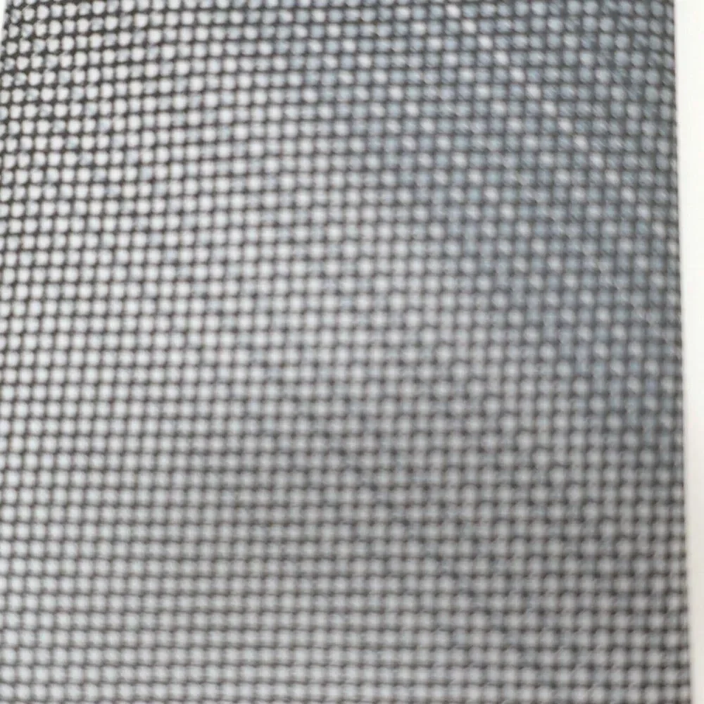 Express Gradient Gray Check Woven‎ Polyester Skinng Tie